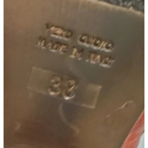 Gidigio "Patriot" Red Leather Bootie / Ankle Boots Size 38 US 7 Italy NWOB - Picture 10 of 12